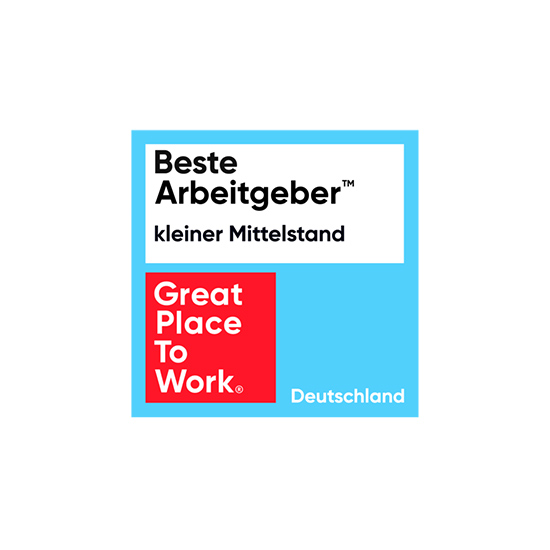 Siegel für Beste Arbeitgeber Deutschland von Great Place to Work