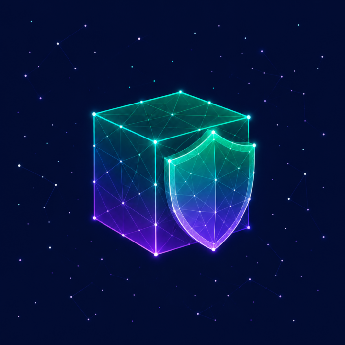 Value-added services are represented by a cube with a sign in front of it.