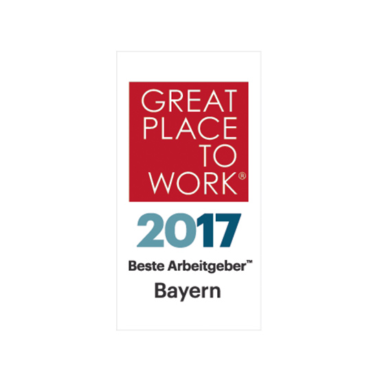 Great Place to Work 2017 Beste Arbeitgeber Bayern Siegel
