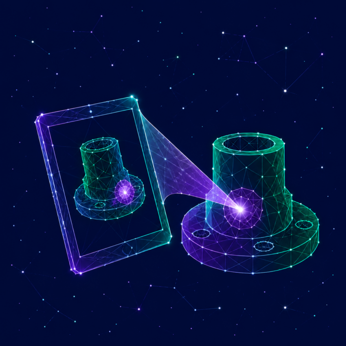 Digitalization, as represented by a component that is simultaneously visible on a digital screen.