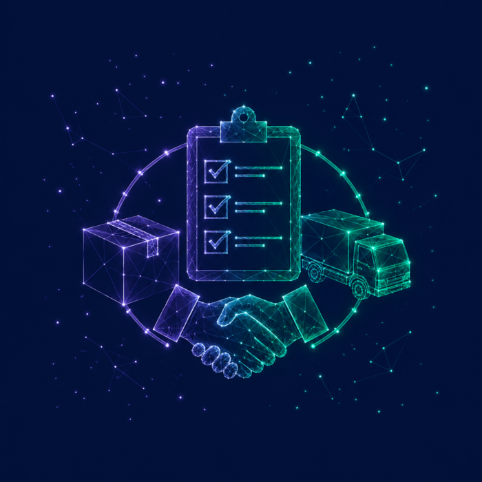 Supplier Management Illustrated by a Handshake